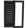 HHEMSTD Armadietto per vino da 90 l (armadietto metallico), freestanding, 90 l, colore: nero