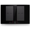 KLARSTEIN Piano Cottura Elettrico Vetroceramica, Piano Cottura Elettrico 4 Fuochi Moderno, Piano Cottura Elettrico 4 Piastre 7000W Integrato, Piano Cottura Vetroceramica Elettrico Touch con Timer