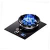 Generico Fornello A Gas For Interni, Timer A Fuoco Alto Da 5,2 KW, 9 Cavità, Fornello Da Tavolo A Bruciatore Singolo, Compatibile Con Gas Naturale/GPL, For Protezione Antispegnimento.(NG)