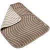 Leander Topper, asciugamano in 100% spugna di cotone biologico, 65 x 50 cm, Matty, colore: Woodland Cappuccino