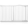 Safetots Cancelletto di Sicurezza con Parte Superiore Incurvata, 116cm - 125cm, Bianco Opaco, Montaggio a Pressione, Cancelletto per Bambini per Porte, Corridoi e Spazi Stretti, Barriera di Sicurezza