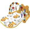 Misaakoeq Baby Gym Play Tappetino,Palestre Per Bambini Tappetini Da Gioco,Tappeto Gioco Rimovibile Palestra Per Bambini,Palestrina Neonato Montessoris Adatto A B Ambini Di 3-12 Mesi,74x67x40cm