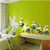 Deco-online Minions Set adesivo colorato Asilo nido decalcomania bambini Camera Arte decalcomania Ragazze Camera Parete Adesivi decalcomanie arredamento