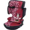 Bebeconfort Disney Hera i-Fix, Seggiolino Auto 15-36 kg, 3,5-12 anni (100-150 cm), Seggiolino Auto Isofix Pieghevole, Portatile e Leggero 4.4 Kg, 14 Posizioni Poggiatesta, Fun Minnie