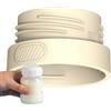 Generic Adattatore scaldabiberon - Convertitore di ricambio per scaldabiberon portatile per calibro largo e calibro standard