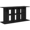vidaXL Supporto per acquario, in legno di rovere nero, con contenitore, 120 x 40 x 60 cm, espositore stabile per salotti, montaggio richiesto