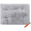 FANSU Cuscino per Cani Gatti, Autunno e Inverno Cuscino Cani Reversibile, Lavabile Materassino Cane, Cucce per Cani da Interno Caldo Morbida e Soffice Cuccie per Gatti (XXL-110X75CM,Grigio Chiaro)