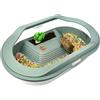 Generico Water Turtle Tank, Terrarium Habitat, Bottom Drainage System, Basking Stage, Clear Lid Enclosure, Breeding Box for Gecko, Hermit Crab, Small Reptiles 567.69 Inch