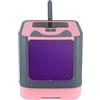 HUOLE Lettiera automatica per gatti con luce UV, 44,5 x 36,5 x 34,5 cm, colore: rosa - UV