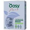 OASY Pure Lettiera per Gatti Agglomerante, Fragranza Lavanda, 10 Litri, Bentonite Premium, Controllo Odori