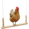 Generico Altalena per Polli Uccelli | Giochi Per Pollaio Per Galline Ovaiole - Scaletta Trespolo Attrezzatura Sicura Arrampicamento Gioco Arricchimento Per Uccelli da Cortile