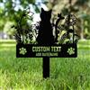 AGEUIRPOD Targa Commemorativa Personalizzata in Metallo per Animali Domestici con Testo/ Nome/Data, Commemorativo per Cani Defunti, Lapide Personalizzata per Cane Gatto, Giardino DecorazioneTombale Animali