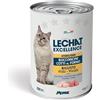 Generico MONGE LeChat Gatto Excellence Bocconcini Bigusto Pollo e Maiale | alimento umido completo per gatti adulti sterilizzati, Made in Italy, 6 lattine da 400 grammi.