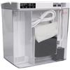 Tidevib Acquario da tavolo per starter kit con filtro LED Betta Fish, piccolo pesce ecologico per serbatoio con filtrazione a 3 strati, pompa silenziosa, 20 x 20 x 14 cm, nero