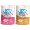 ADoC MIX ORATA SARDINA Cat Cibo Umido per Gatti Adulti con Veri Filetti di Tonnetto Naturale con Orata e Sardine - 20 Buste da 70gr