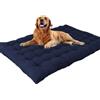 Waigg Kii Cuccia per Cani Extra Large XL/XXL, Materasso Calmante per Trasportino Anti-Ansia, Materasso Lavabile per Animali Domestici per Cani di Taglia Media e Grande (150 * 55CM, Navy)