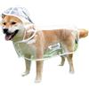 Generic Cappotto impermeabile trasparente per cani di taglia piccola, media e grande (bianco, 8XL, peso 25-37,5 kg)