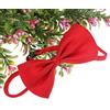 floatofly Papillon per Animali Domestici Cat Dog Collar Neck Cravatte Carino Tinta Unita Regolabile Cat Bowtie Pet Dog Collar Bowknot Cravatta Papillon Regalo per Animali Domestici Rosso
