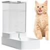 Naqqios Alimentatore Automatico Per Cani - Alimentatore Automatico Per Cani, Ciotola Per Animali Domestici Con Erogazione Automatica 'acqua | Gravità - Alimentatore A Gravità Per Animali Domestici Da
