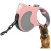 WJnflQN Guinzaglio Per Cani Con Luce Led Guinzaglio Per Cani Allungabile Guinzaglio Con Impugnatura Per Cani Taglia Grande Corda Da Trazione Per Cani Adatto Per Cani Grandi E Forti 5m