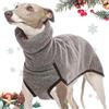 Generic Maglione in pile con levrieri, felpa per cani, abbigliamento per cani Whippet, calda felpa per cani con levrieri italiani, felpa traspirante per cuccioli, per uso quotidiano