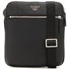 Emporio Armani BORSELLO TRACOLLA ZIP E LOGO Nero UNICA