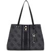 GUESS borsa a tracolla Erenia Tote Bag Coal Logo grigio scuro