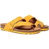 Toni Pons Sandalo da Donna in Crosta BIO - Gaia - Giallo, 37 EU
