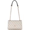 GUESS borsa a tracolla Noelle II Convertible Xbody Flap Bag Dark Taupe Logo grigio talpa