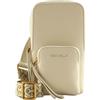 Coccinelle Pelle borsa per cellulare Pixie Hi-Tech Phone Bag Brunette marrone