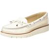 Geox D Blenda D Mocassini, Donna, Bianco (Off White), 36
