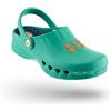 WOCK Nube - Zoccoli da lavoro da donna, unisex, con cinturino sul tallone, molto leggeri, realizzati in Portogallo