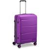 RONCATO R-LITE Trolley Medio Rigido, 4 ruote Espandibile con zip - Ciclamino