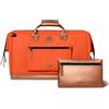 Cabaïa CABAIA - Duffle Adventurer Travel Bag 40L Bogota - Bagaglio a mano 45x30x29 cm - Idrorepellente e Vegan - 2 tasche - Scomparto per le scarpe - Borsa per il weekend, borsa sportiva - Arancia