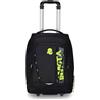 Invicta Trolley Scuola Bump Change Line Color, Nero, 2 in 1, Zaino Doppio Scomparto Con Carrello Fisso, Tasca PC, Tasca Borraccia, Tasca Con Organizer e Crossover System, Zaino Viaggio