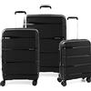 Roncato R-LITE SET VALIGIE (Grande, Medio, Cabina) - Nero