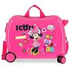Disney Enjoy Minnie Icon Valigia per bambini Rosa 50x38x20 cms Rigida ABS Chiusura a combinazione numerica 34L 2,3Kgs 4 Ruote Bagaglio a mano