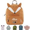 upstitch studio Trixie - Zaino per bambini con nome ricamato personalizzato, Volpe verde, Sac à dos BIG