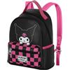 KARACTERMANIA Sanrio Kuromi Chess-Zainetto Heady Piccolo, Multicolore, 22 x 25 cm, Capacità 8 L