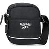 Reebok Cincinnati Borsa a Tracolla Due Scomparti Nero 12x16x3,5 cm Pelle Sintetica