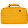 Bric's Weekender Collezione Ulisse B|Y, Leggero e Resistente, Borsa da Viaggio con Tracolla Removibile e Fascia per Maniglia Trolley, Bagaglio a Mano, Materiale Idrorepellente, 47x27x17, Mango