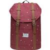 KAUKKO Zaino bello e ben pensato con scomparto per laptop da 15 per scuola, università, 22 litri, Poliestere Maroonep6-5, Taille unique, Cartella