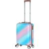 Valigeria.shop Trolley 10 kg Valigia Rigida Bagaglio a Mano 52x34x20 cm 4 Ruote Doppie Rimovibili Girevoli 360° Guscio in ABS Leggero e Resistente Unisex per Viaggi in Famiglia e Lavoro Offerta Mod.1186 (Fantasia 2)
