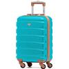 Flight Knight Valigie Rigide in ABS Leggere con 4 Ruote, Bagaglio a mano da cabina approvato per oltre 100 compagnie aeree come EasyJet, British Airways, Ryanair, e molte altre