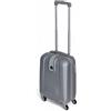 Or&My Bagaglio a Mano 52x35x20 cm - Valigia Rigida in ABS Leggera e Resistente - 4 Ruote Rimovibili Girevoli 360° - Compatibile con tutti compagnie aeree - Trolley da Cabina Offerta Mod.188 (Argento)