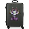 Disney Valigia media Disney Villains Maleficent Nero 46x65x23 cm ABS rigido Chiusura a combinazione laterale 56L 3 kg 4 Doppie ruote