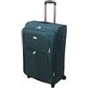 Valigeria.shop ORMI trolley valigia espandibile grande capiente da stiva standard 20 23 Kg adatta per tutti compagnie aree per qualsiasi viaggio con 4 Ruote (Verde, XL (74x30x46))