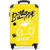 NoBoringSuitcases.com Valigia Bagaglio a Mano, Valigia, Trolley, Trolley Bagaglio a Mano, Valigia 55x40x20, Valigie, Valigia 10 kg, Trolley Bagaglio a Mano 55x40x20 cm (Orsetto di peluche - Giallo)