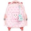 Colourbook - Zaino Trolley Coccolotti, Zaino Trolley, Contiene un Coccolotto Love&Tell, Manico Allungabile, Dimensioni 38x25x12, Official Licensee (Classic Rosa)