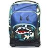 ZAINO TROLLEY SMILEY WORLD ORGANIZZATO FANTASIA AZZURRO CAMOUFLAGE OFFERTA